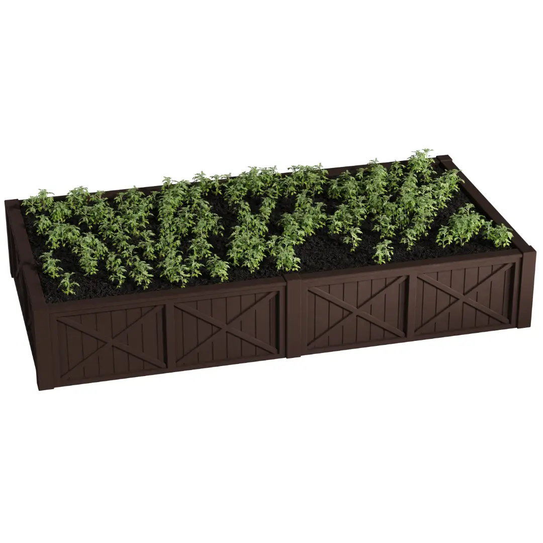 Грядка модульная Астра 900х320х40мм Коричневый (комплект 2 модуля)
