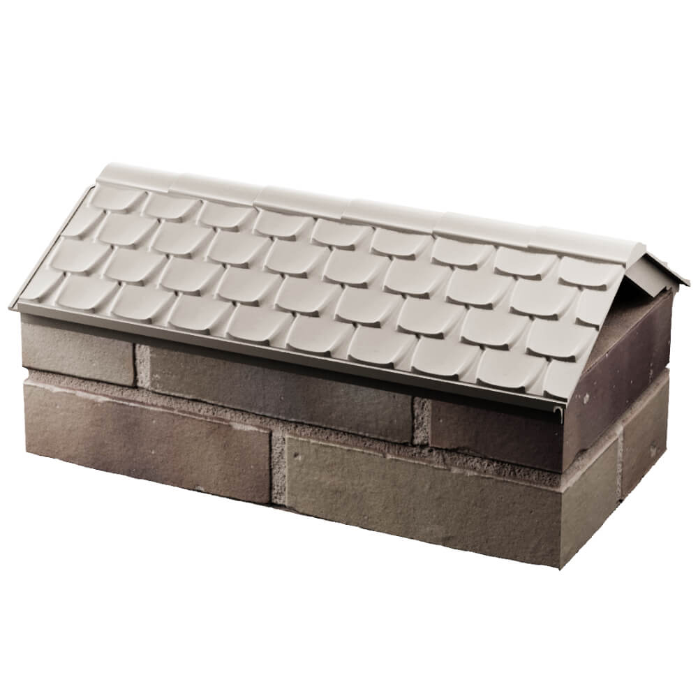 Парапет Zking Эльбрус Бежевый с посадкой на 1 кирпич (255мм) в Мичуринске фото