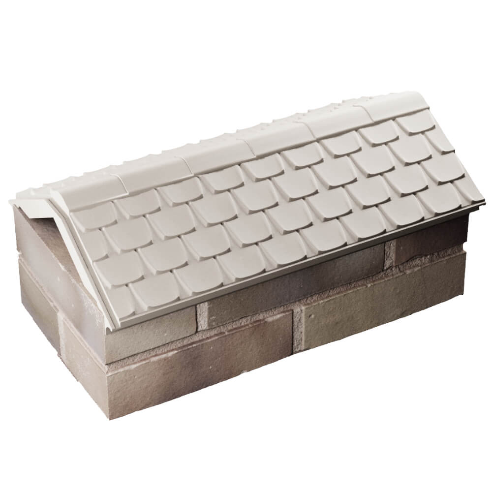 Парапет Zking Эльбрус Бежевый с посадкой на 1 кирпич (255мм) в Мичуринске фото