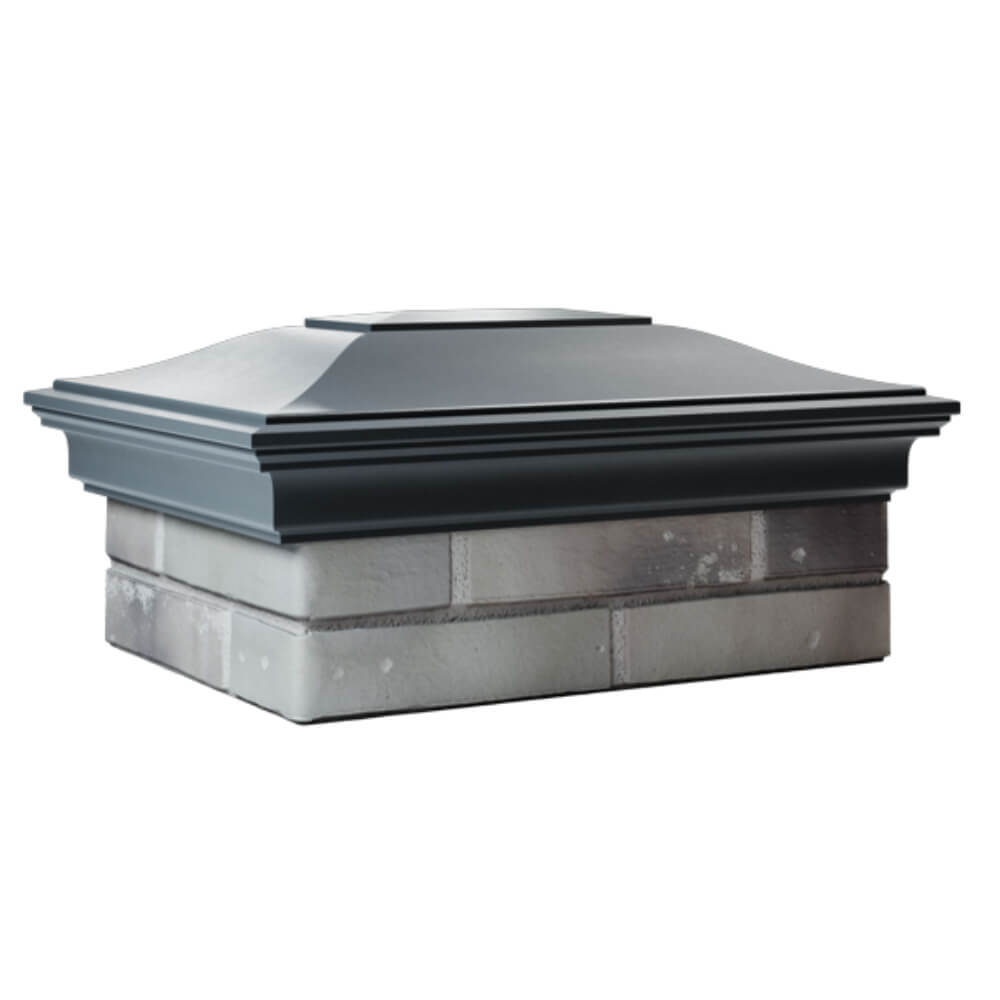 Колпак Zking Монблан Серый на столб 2х1.5 кирпича (515х385мм) в Мичуринске фото