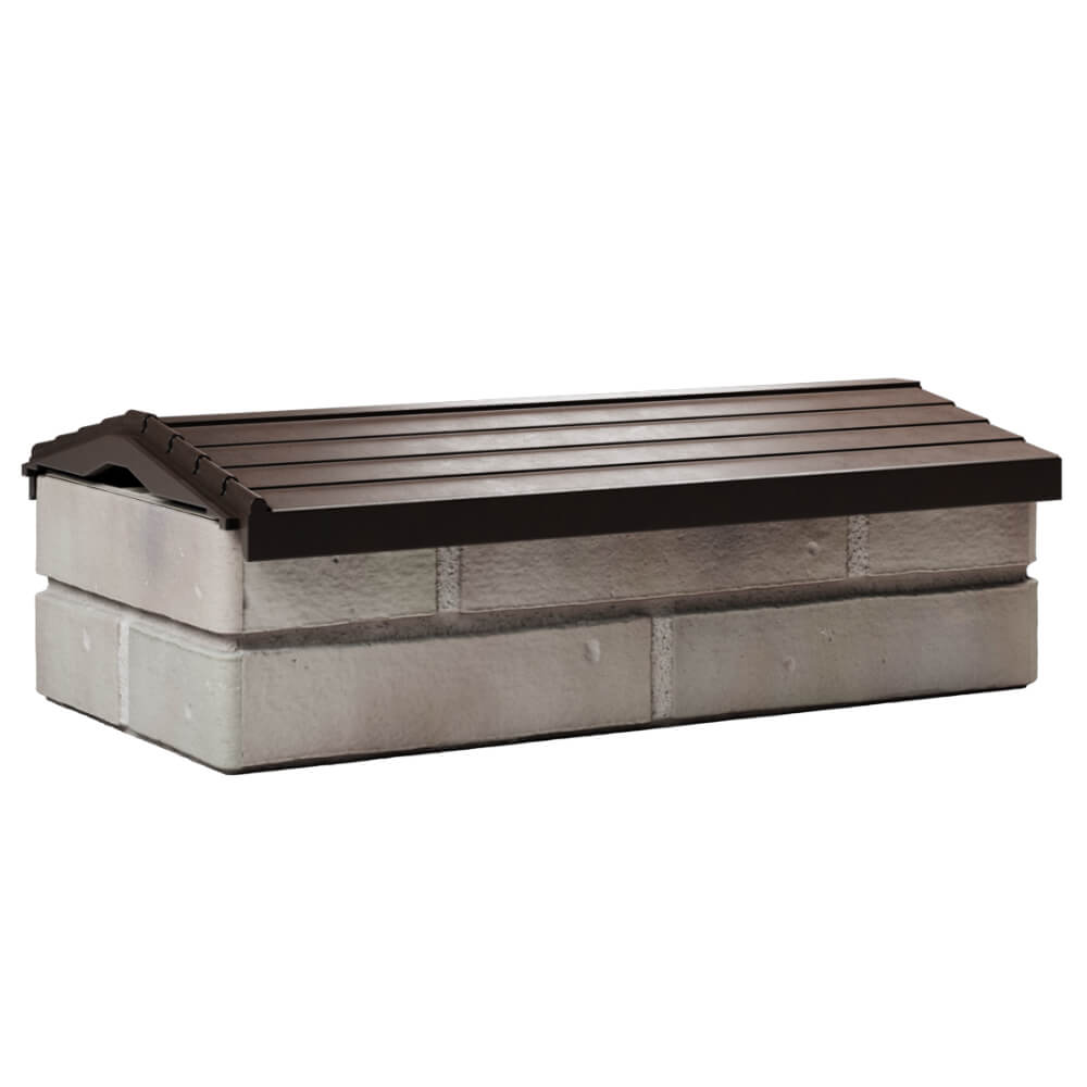 Парапет Zking Бона ХайТек Коричневый с посадкой на 1 кирпич (200/225/255мм) Мичуринск фото