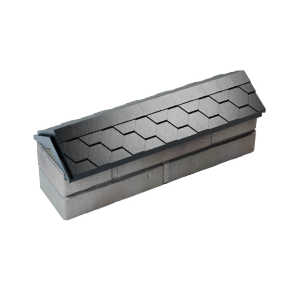 Парапет Zking Эверест Черный с посадкой на 0.5 кирпича (130мм) в Мичуринске фото