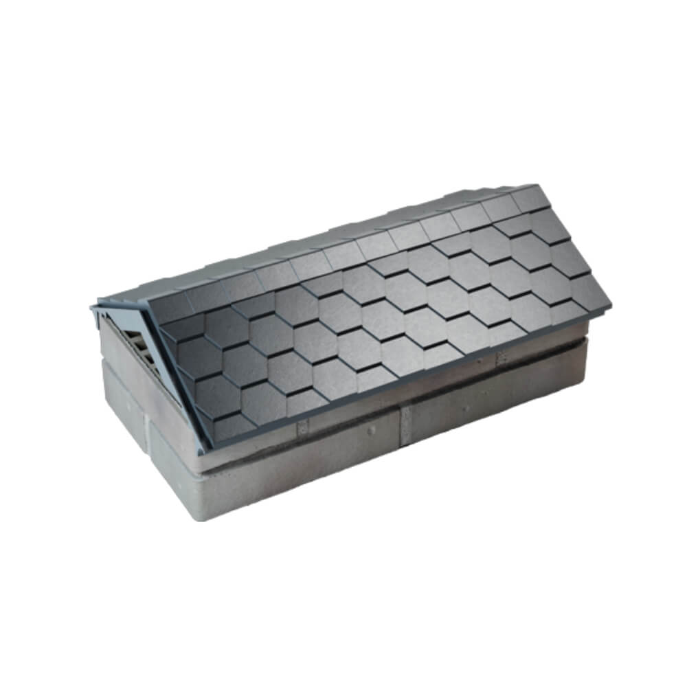 Парапет Zking Эверест Серый с посадкой на 1 кирпич (200/225/255мм) в Мичуринске фото