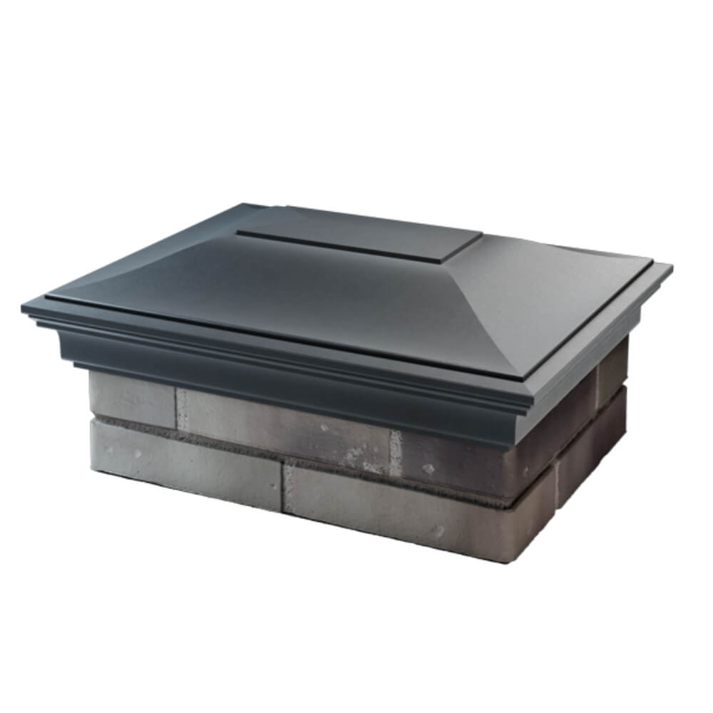 Колпак Zking Монблан Серый на столб 2х1.5 кирпича (515х385мм) в Мичуринске фото