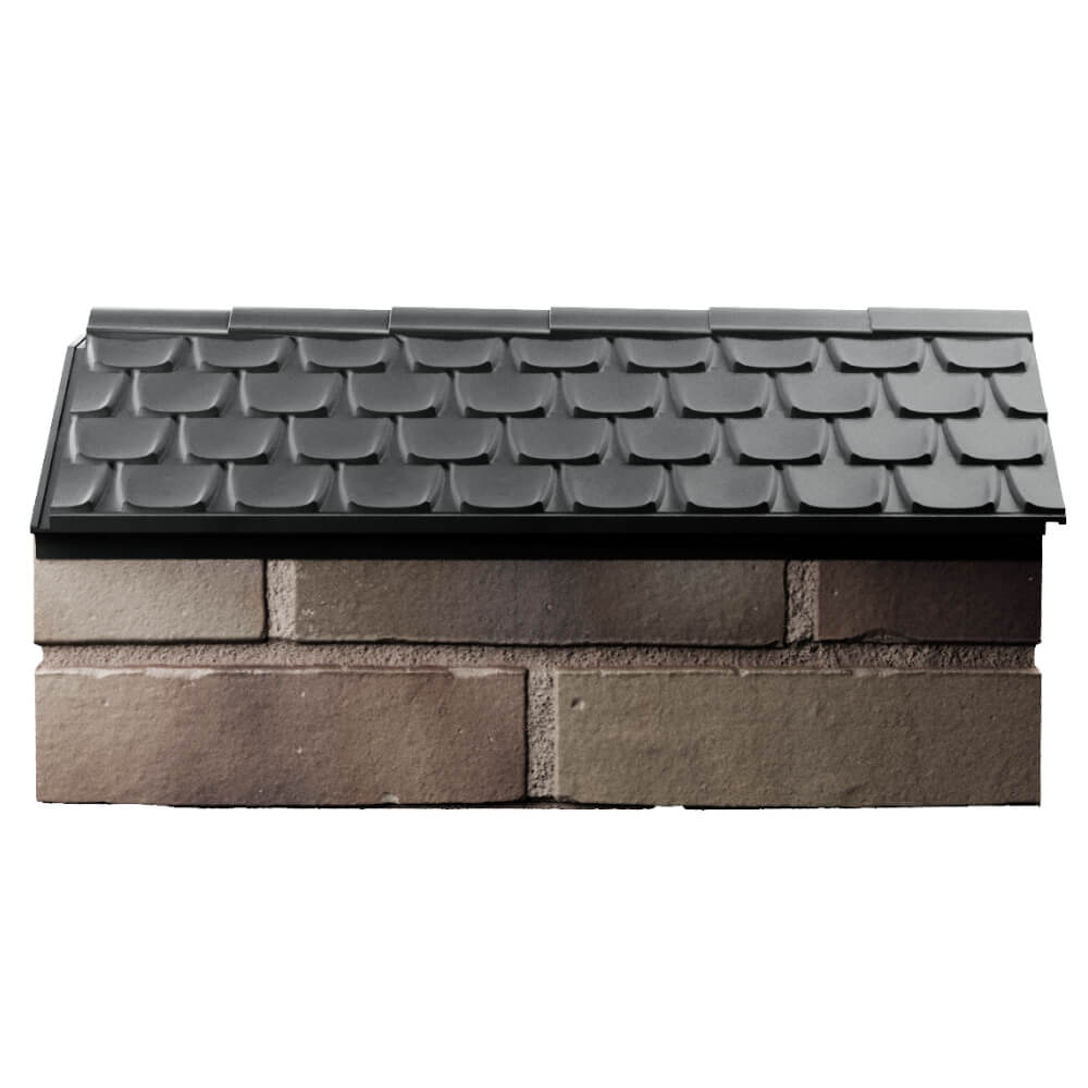 Парапет Zking Эльбрус Серый с посадкой на 1 кирпич (255мм) в Мичуринске фото