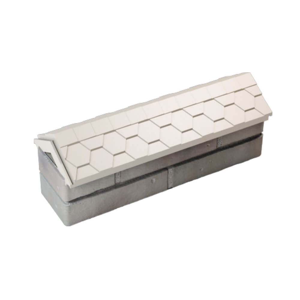 Парапет Zking Эверест Бежевый с посадкой на 0.5 кирпича (130мм) в Мичуринске фото