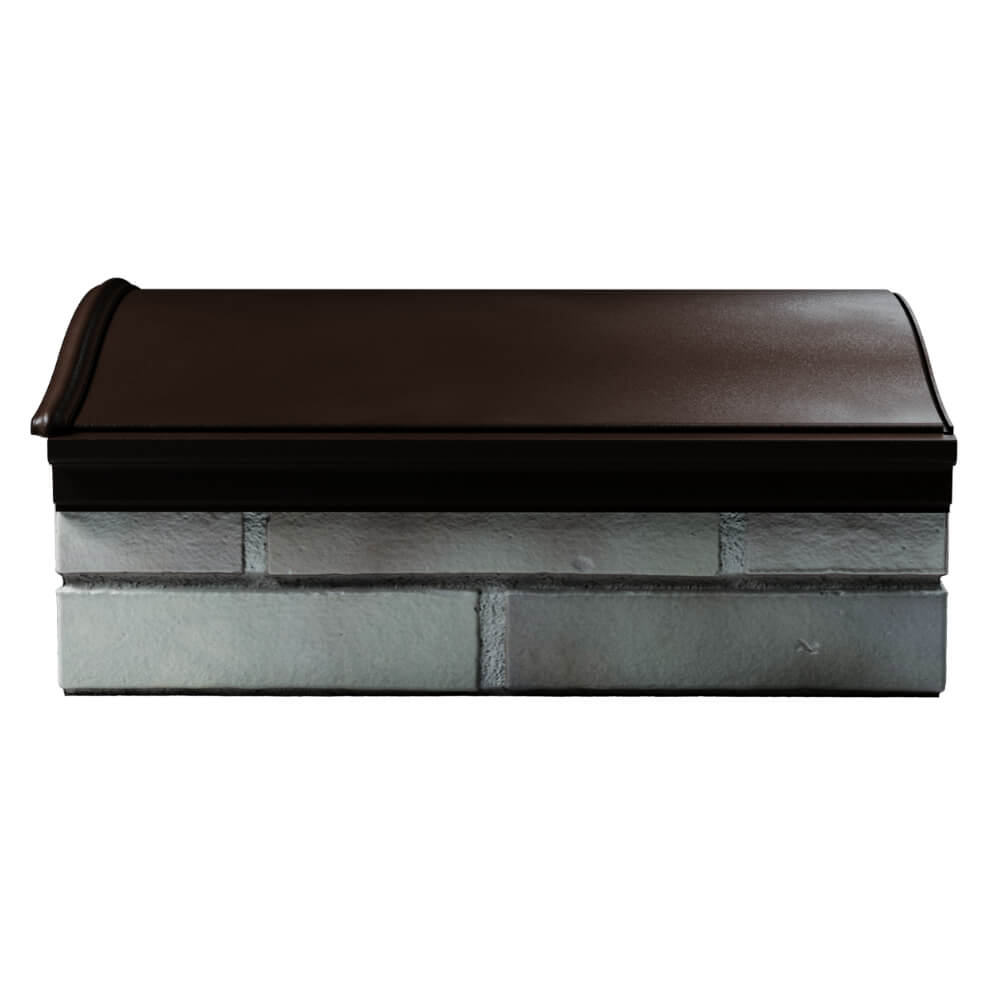 Парапет Zking Монблан Коричневый посадка на 1.5 кирпича (355/385мм) в Мичуринске фото