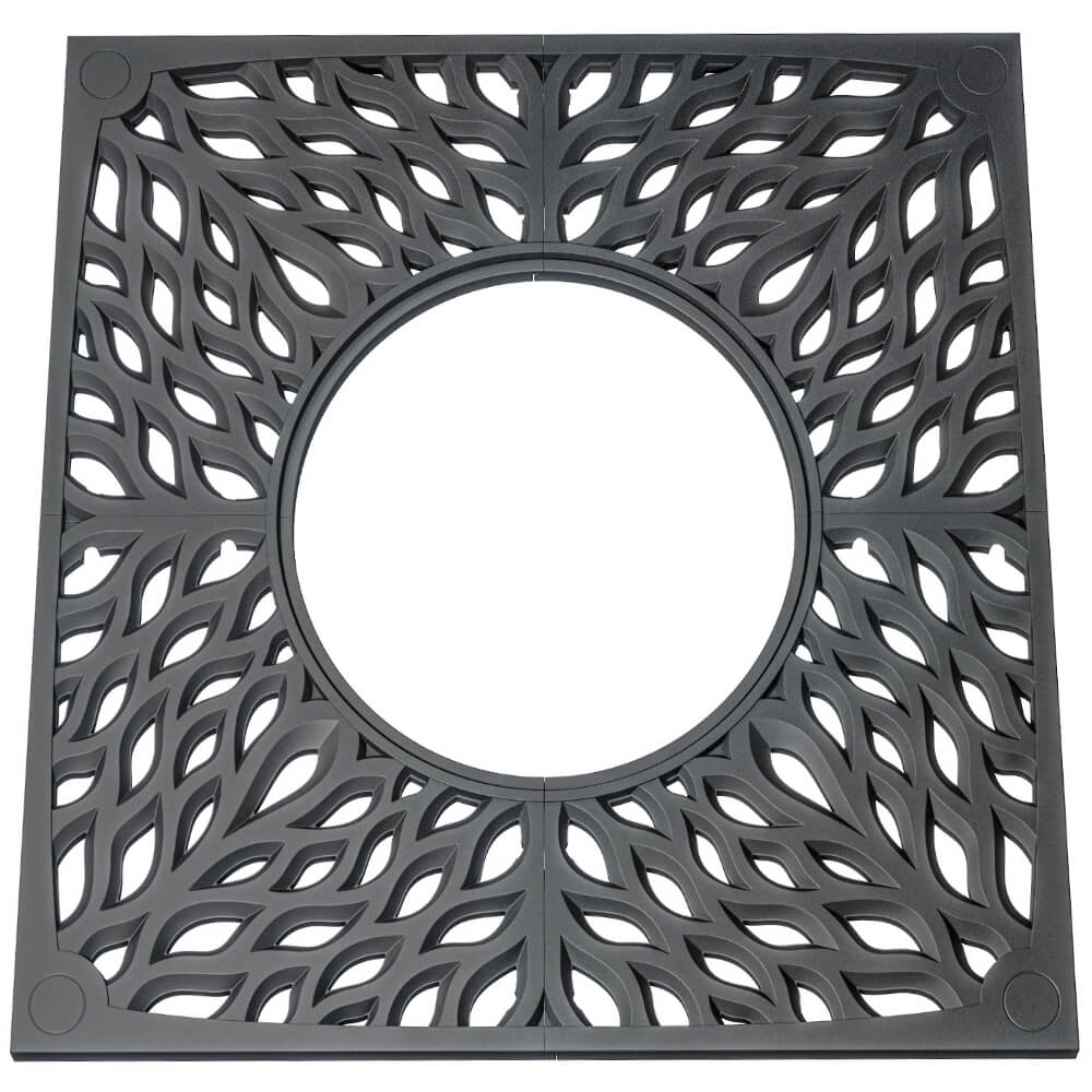 Приствольная решетка для дерева ZKING CRUST 2х2м Черная Мичуринск фото