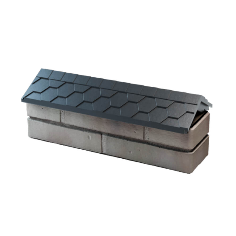 Парапет Zking Эверест Серый с посадкой на 0.5 кирпича (130мм) в Мичуринске фото