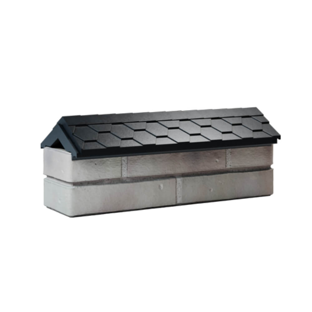 Парапет Zking Эверест Черный с посадкой на 0.5 кирпича (130мм) Мичуринск фото