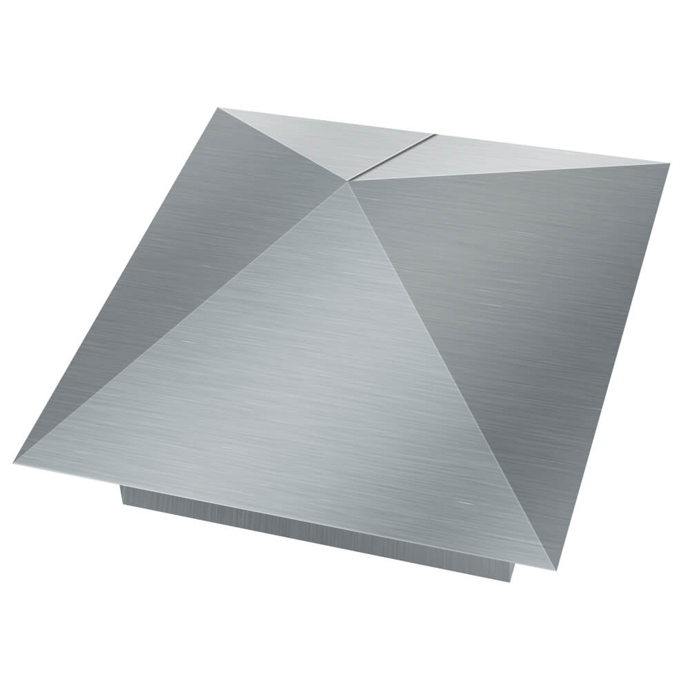 Колпак металлический 380х380мм оцинкованный заборный Мичуринск фото