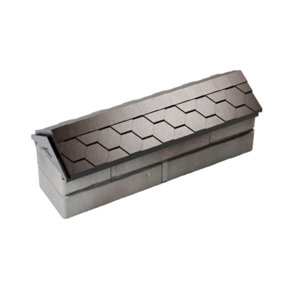 Парапет Zking Эверест Коричневый с посадкой на 0.5 кирпича (130мм) в Мичуринске фото