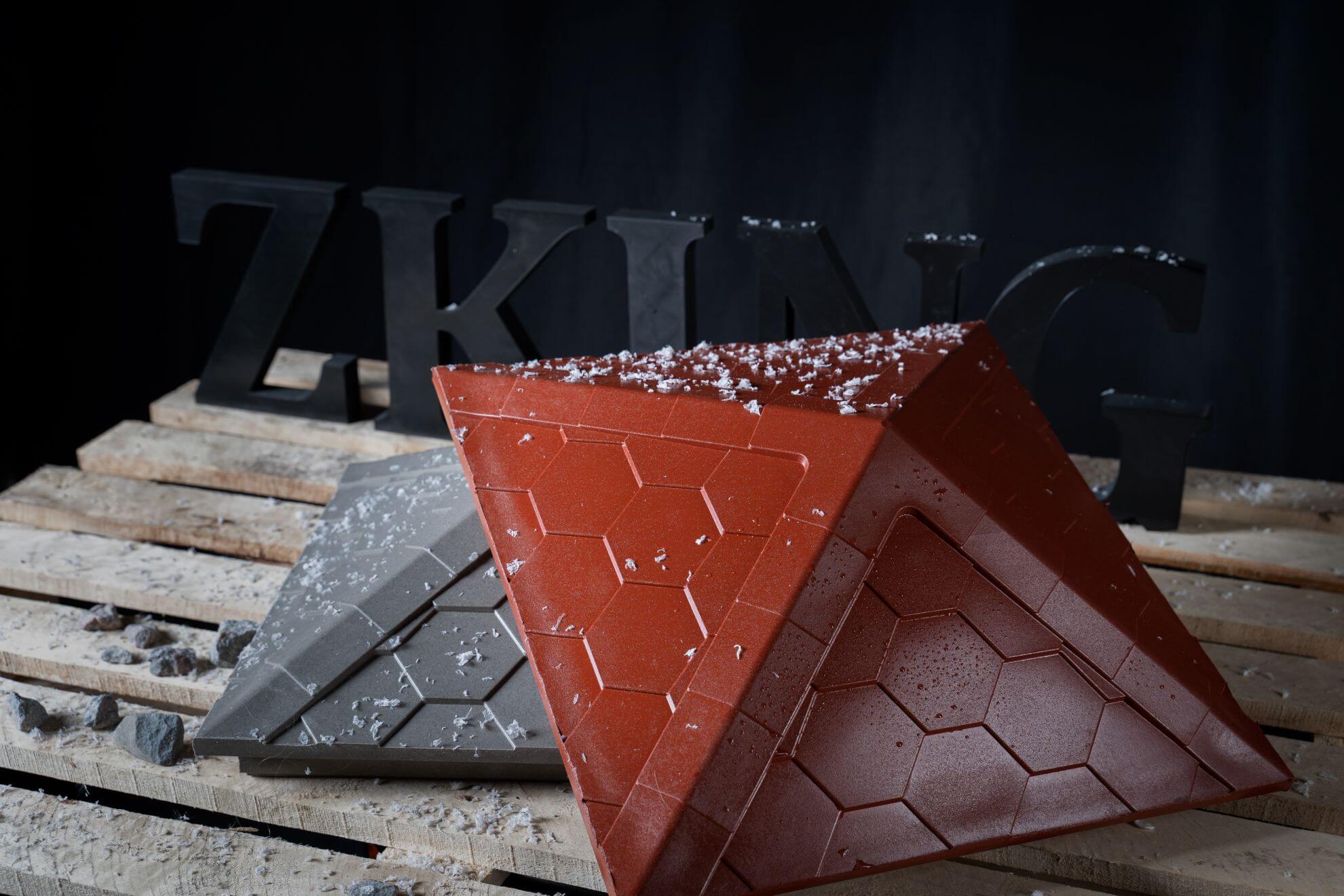 Колпак Zking Эверест Красный на столб 1.5х1.5 кирпича (390х390мм) в Мичуринске фото