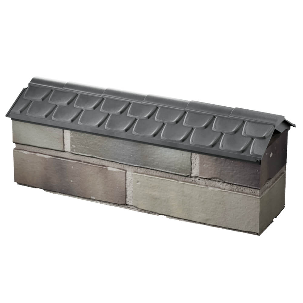 Парапет Zking Эльбрус Серый с посадкой на 0.5 кирпича (130мм) в Мичуринске фото