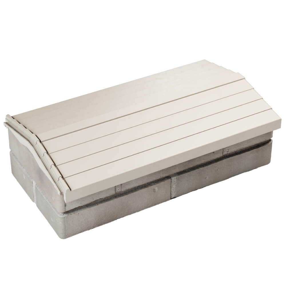 Парапет Zking Бона ХайТек Бежевый с посадкой на 1 кирпич (200/225/255мм) в Мичуринске фото