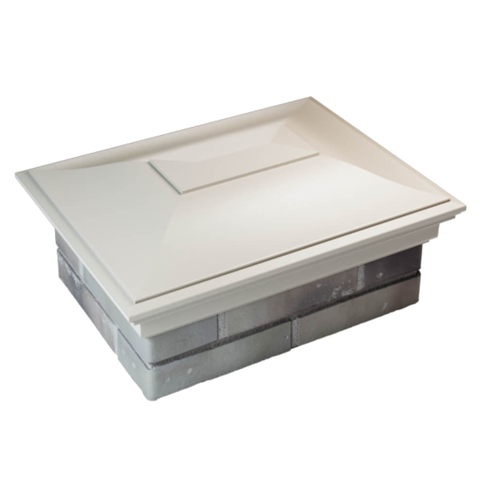 Колпак Zking Монблан Бежевый на столб 2х1.5 кирпича (515х385мм) Мичуринск фото