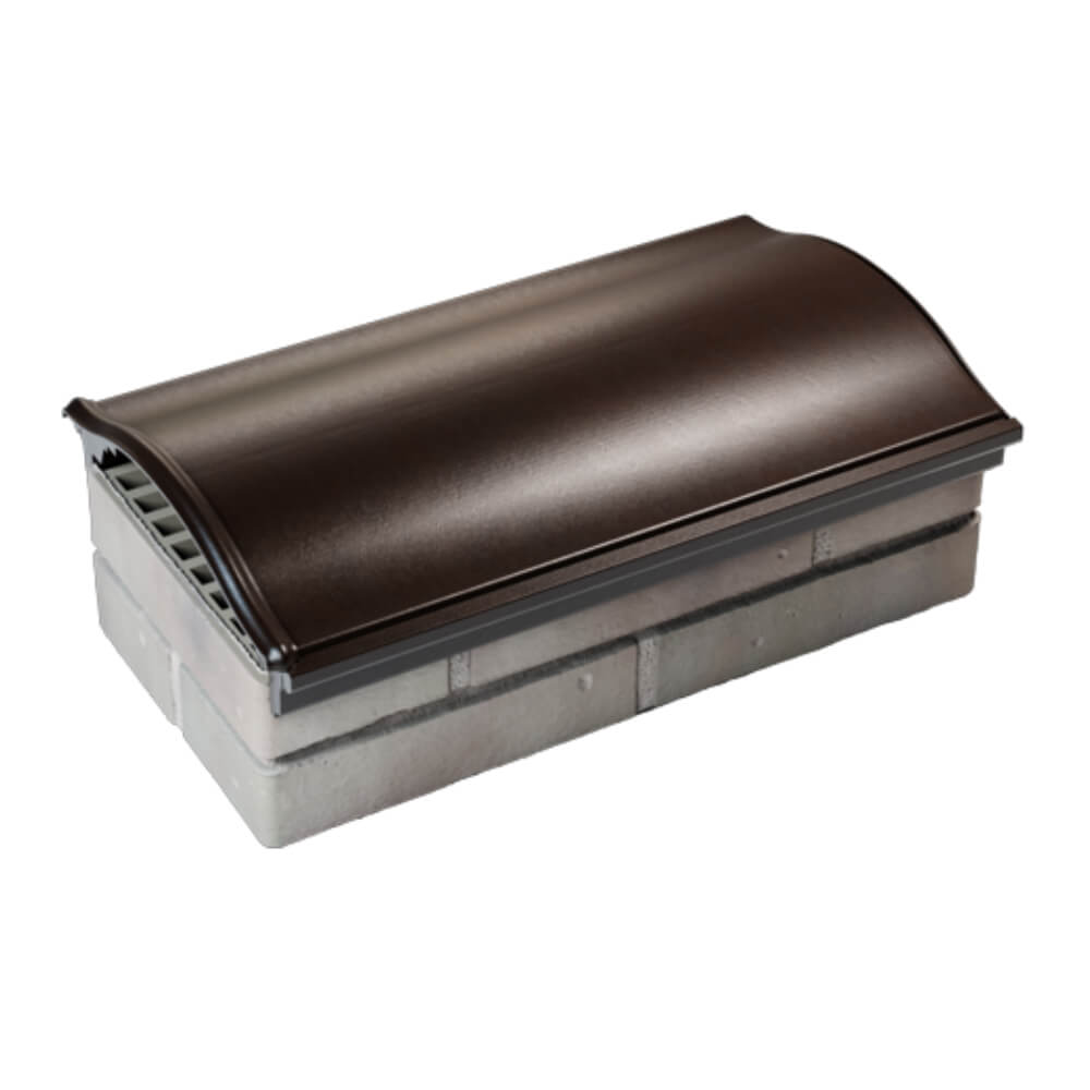 Парапет Zking Монблан Коричневый посадка на 1 кирпич (200/225/255мм) в Мичуринске фото