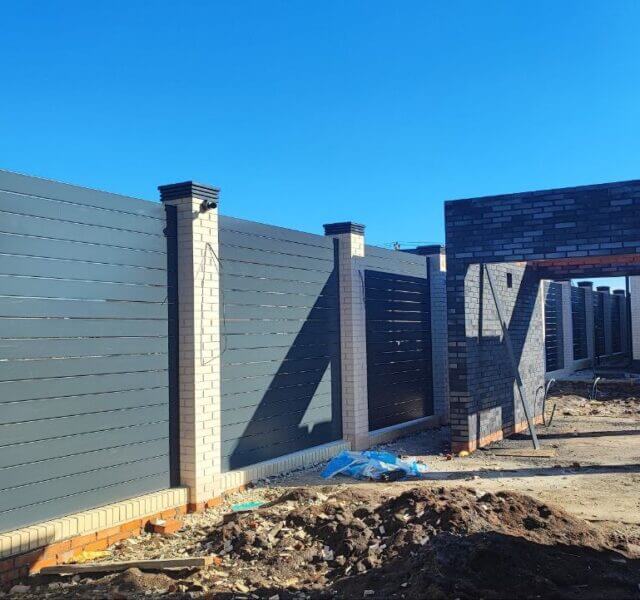 Колпак Zking Бона ХайТек Серый на столб 1.5х1.5 кирпича (385х385мм) в Мичуринске фото