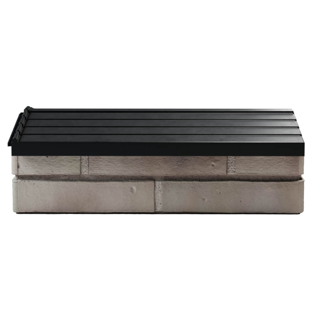 Парапет Zking Бона ХайТек Черный с посадкой на 1 кирпич (200/225/255мм) в Мичуринске фото