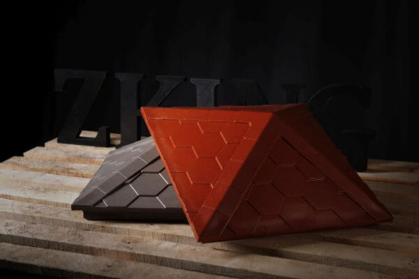 Колпак Zking Эверест Красный на столб 1.5х1.5 кирпича (390х390мм) в Мичуринске фото