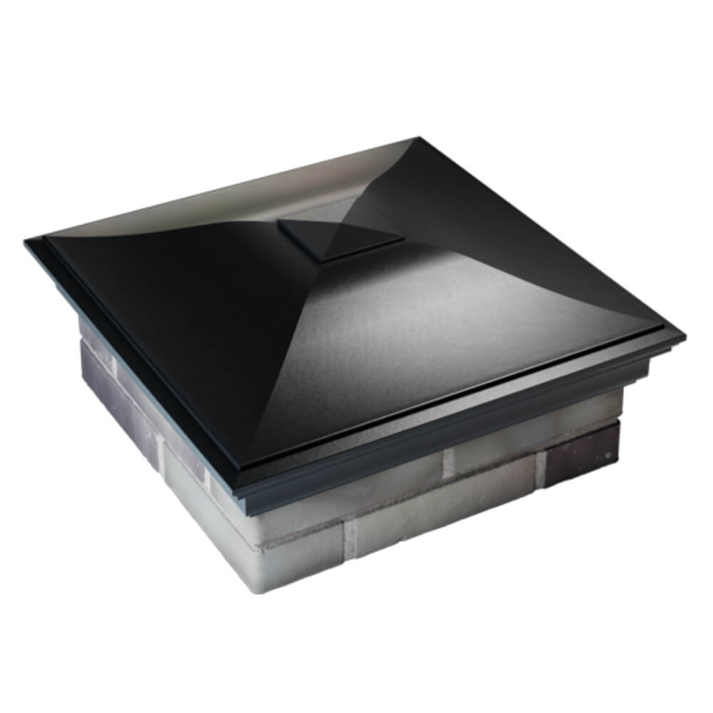 Колпак Zking Монблан Черный на столб 2х2 кирпича (515х515мм) Мичуринск фото