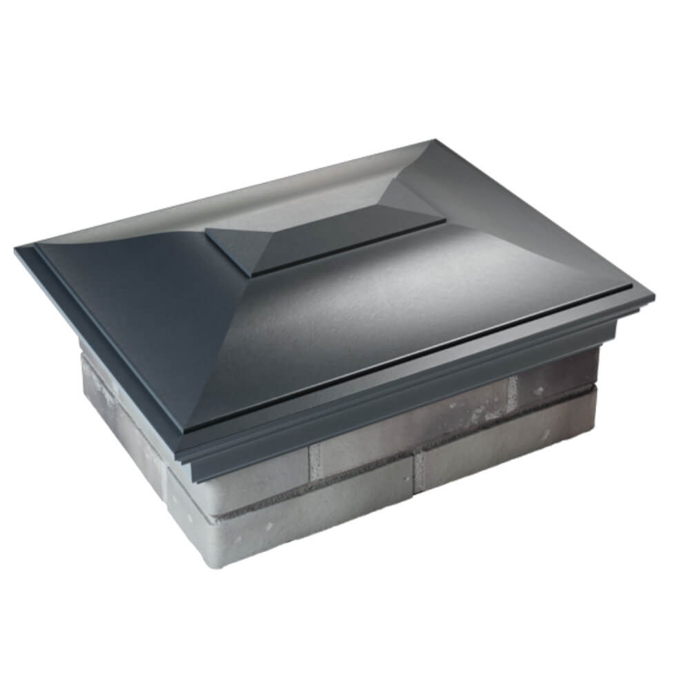 Колпак Zking Монблан Серый на столб 2х1.5 кирпича (515х385мм) Мичуринск фото