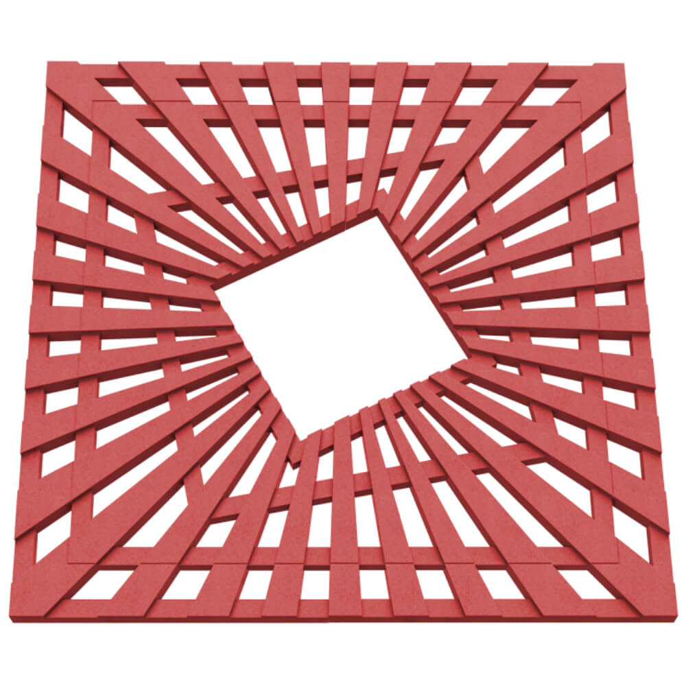 Приствольная решетка для дерева ZKING ATMOSPHERE 1.2х1.2м Красная в Мичуринске фото