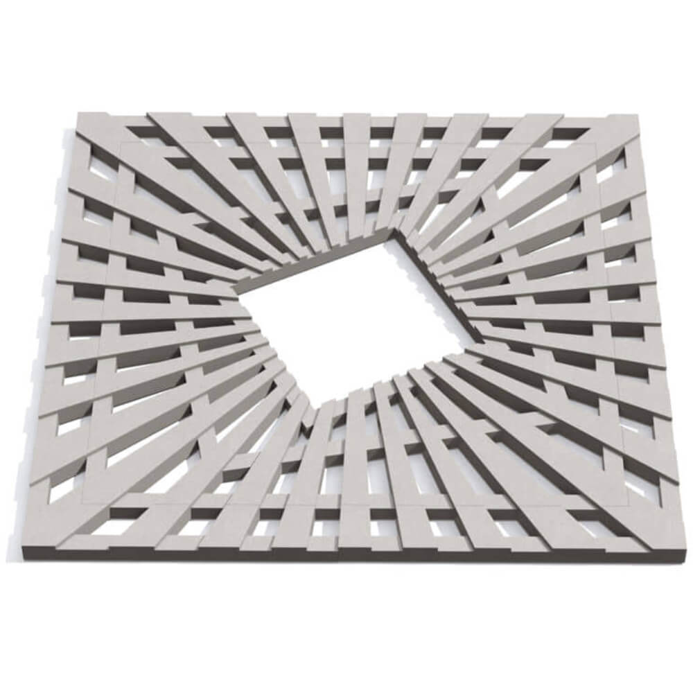 Приствольная решетка для дерева ZKING ATMOSPHERE 1.2х1.2м Бежевая Мичуринск фото