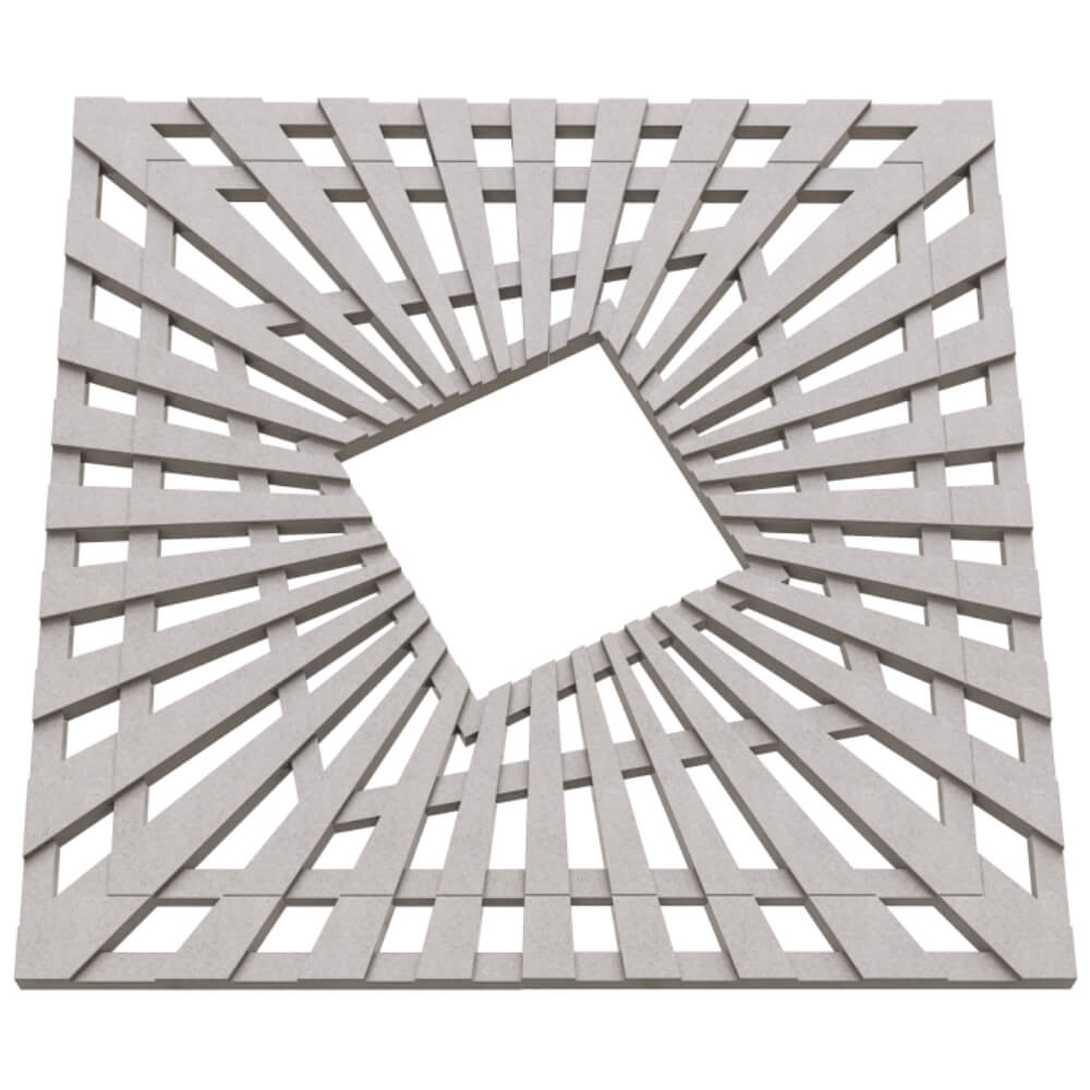 Приствольная решетка для дерева ZKING ATMOSPHERE 1.2х1.2м Бежевая в Мичуринске фото