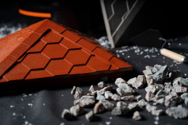 Колпак Zking Эверест Красный на столб 1.5х1.5 кирпича (390х390мм) в Мичуринске фото