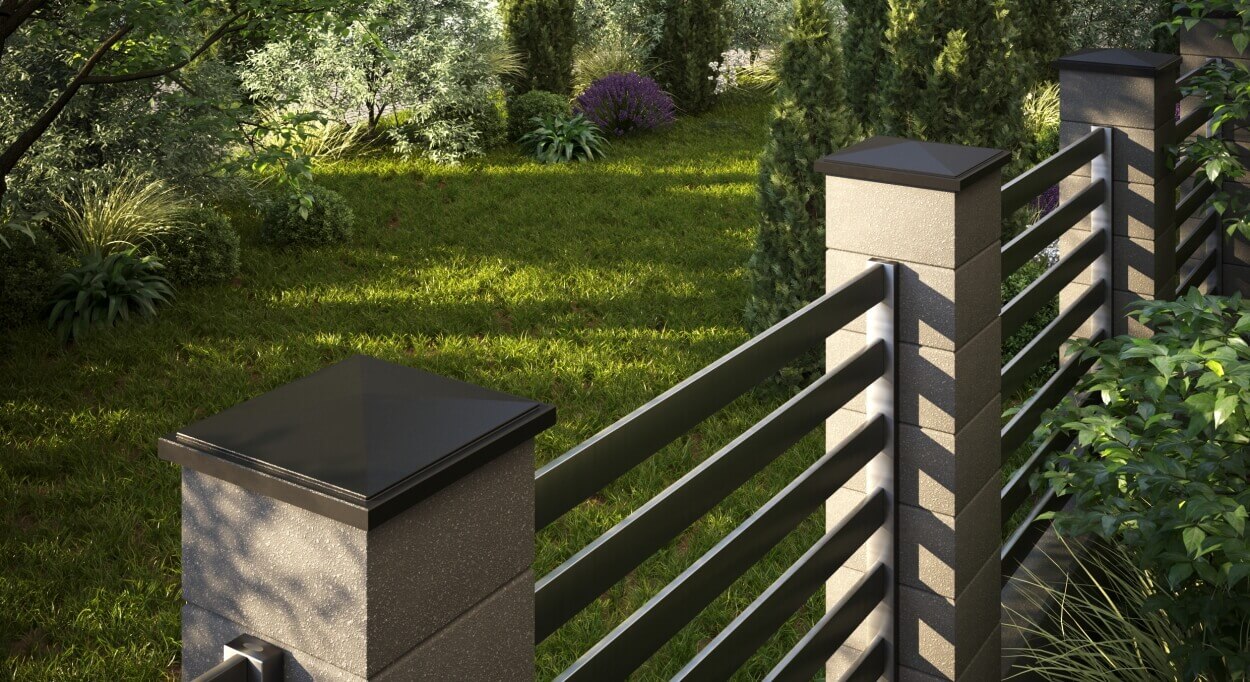 Колпак Zking БонаМоно Коричневый на столб 1.5х1.5 кирпича (385х385, 400х400мм) в Мичуринске фото