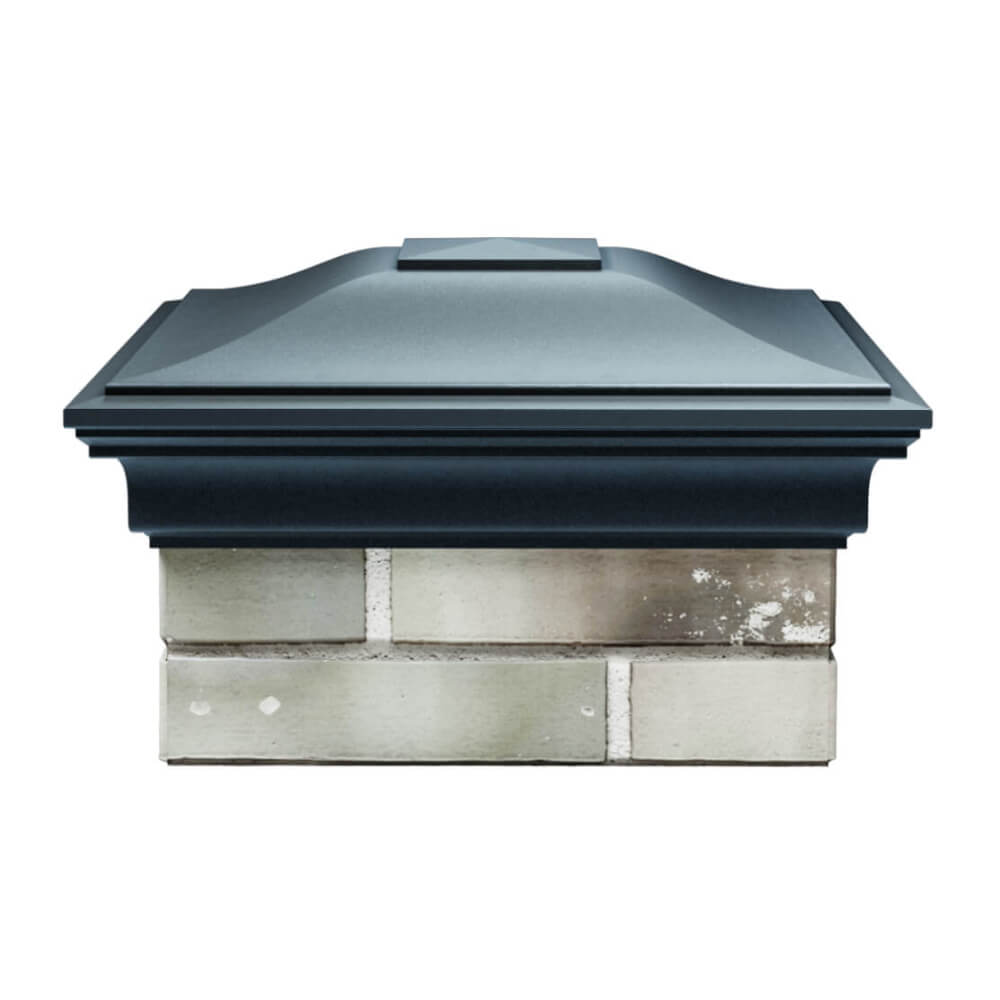 Колпак Zking Монблан Серый на столб 1.5х1.5 еврокирпича 0.7НФ (355х355мм) Мичуринск фото