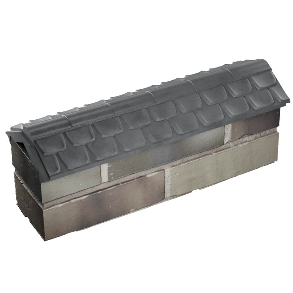 Парапет Zking Эльбрус Серый с посадкой на 0.5 кирпича (130мм) в Мичуринске фото