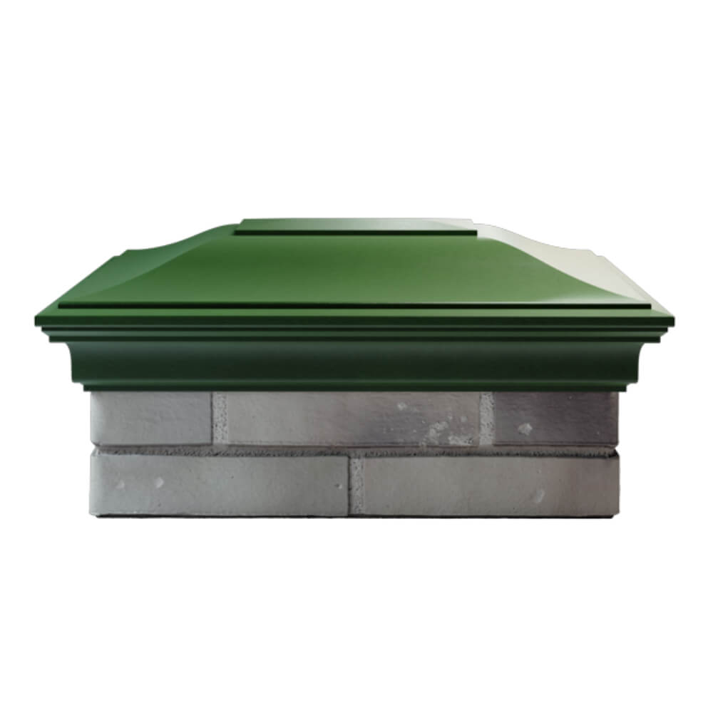 Колпак Zking Монблан Зеленый на столб 2х1.5 кирпича (515х385мм) в Мичуринске фото