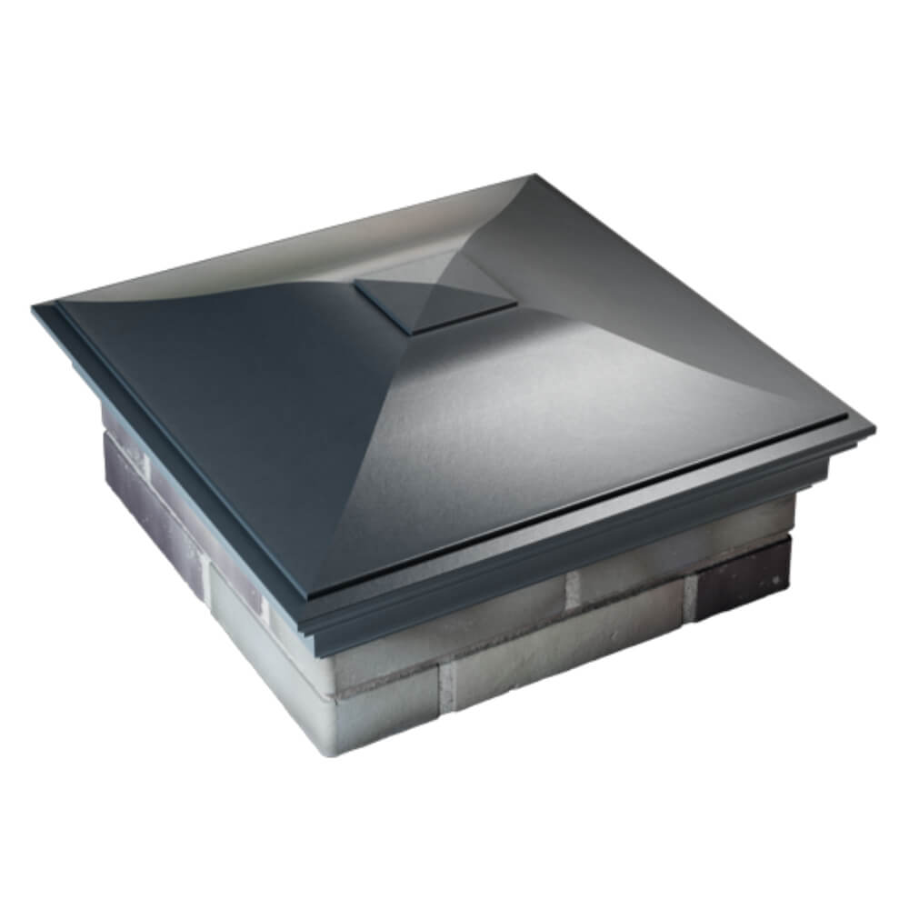 Колпак Zking Монблан Серый на столб 2х2 кирпича (515х515мм) Мичуринск фото