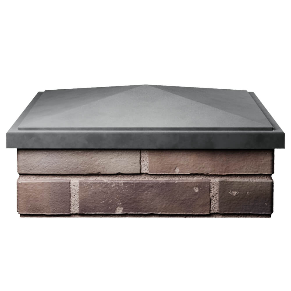 Колпак Zking БонаМоно Серый на столб 2х2 кирпича (515х515, 530х530мм) Мичуринск фото