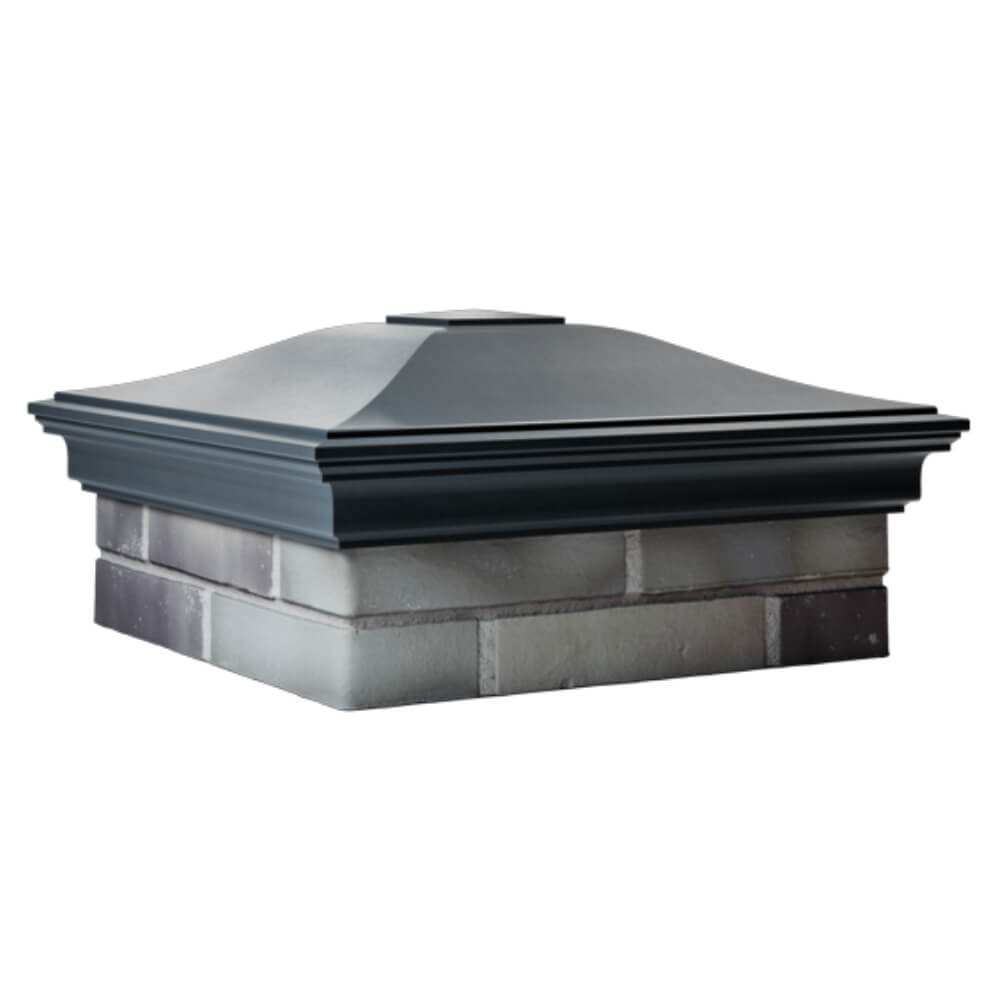 Колпак Zking Монблан Серый на столб 2х2 кирпича (515х515мм) в Мичуринске фото