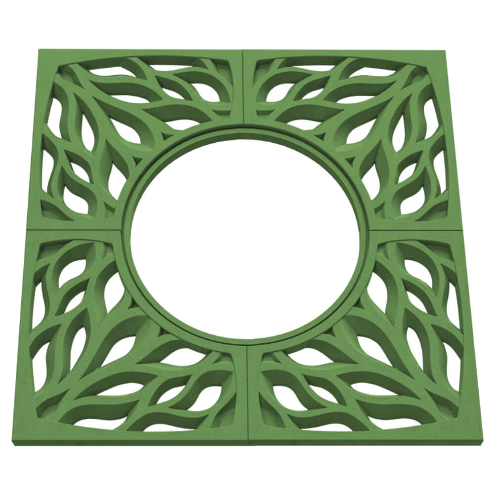 Приствольная решетка для дерева ZKING CRUST 1.2х1.2м Зеленая в Мичуринске фото