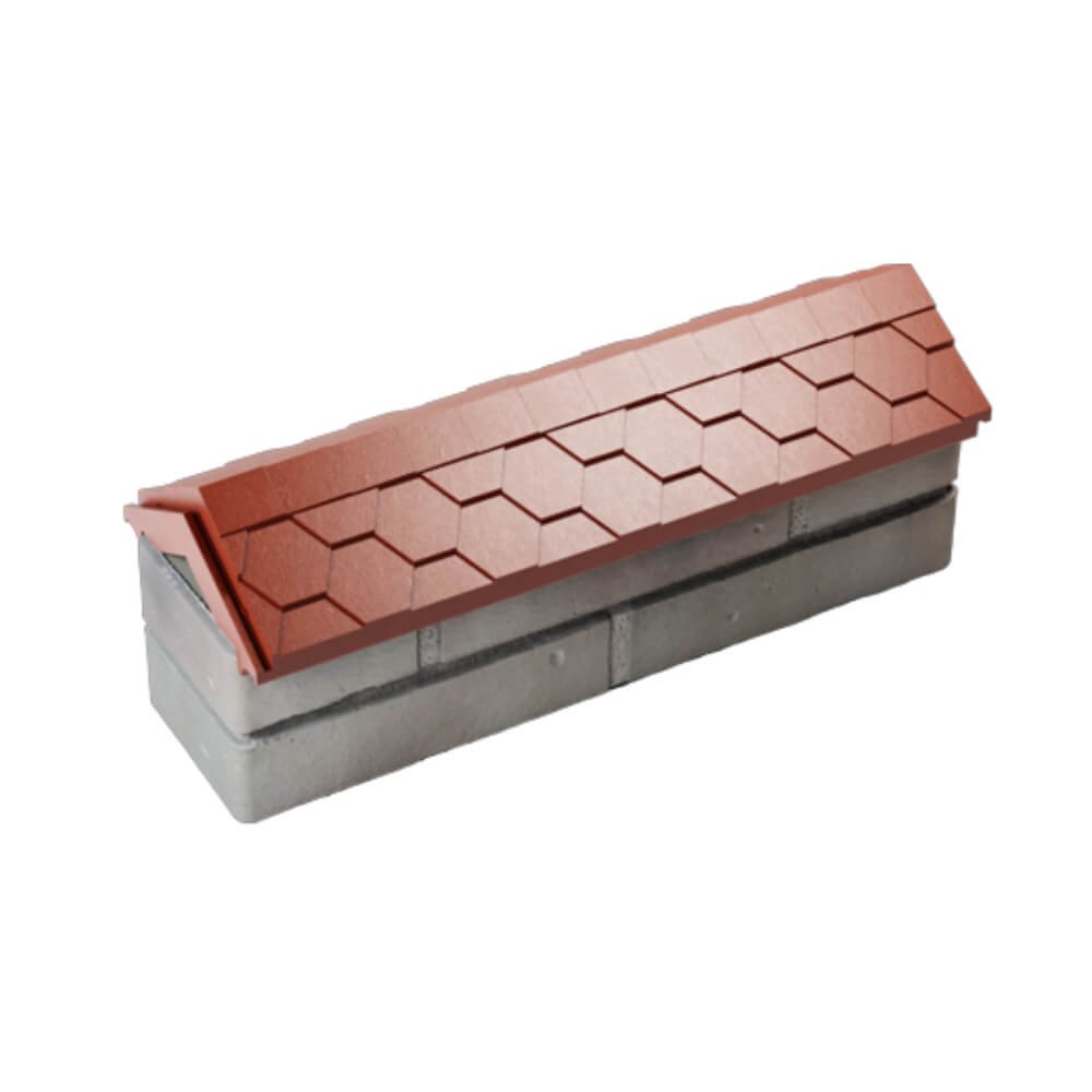 Парапет Zking Эверест Красный с посадкой на 0.5 кирпича (130мм) в Мичуринске фото