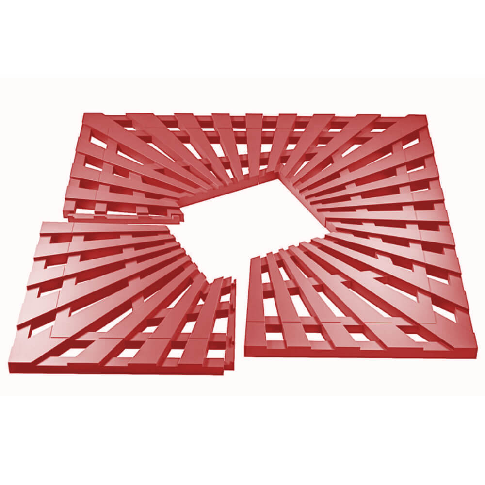 Приствольная решетка для дерева ZKING ATMOSPHERE 1.2х1.2м Красная в Мичуринске фото