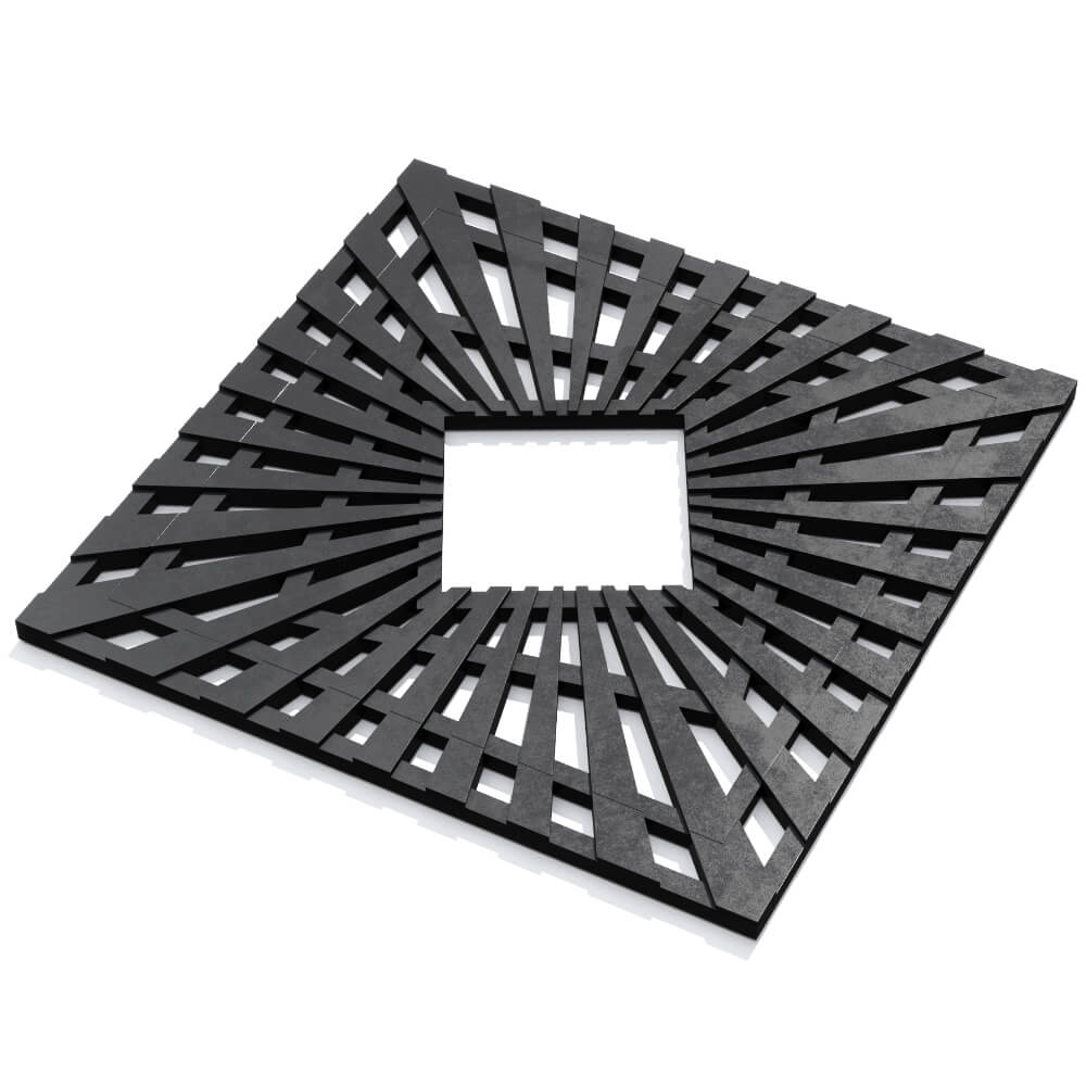 Приствольная решетка для дерева ZKING ATMOSPHERE 1.2х1.2м Черная в Мичуринске фото