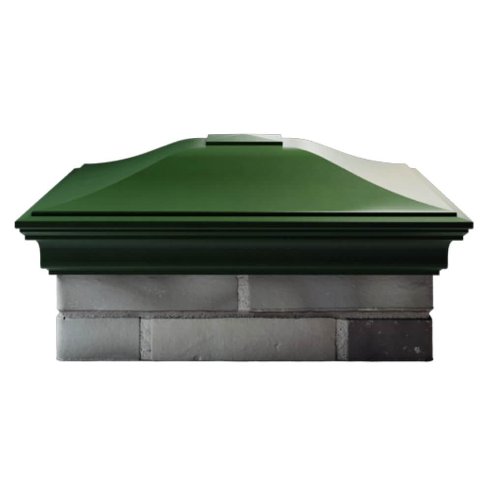 Колпак Zking Монблан Зеленый на столб 2х2 кирпича (515х515мм) в Мичуринске фото