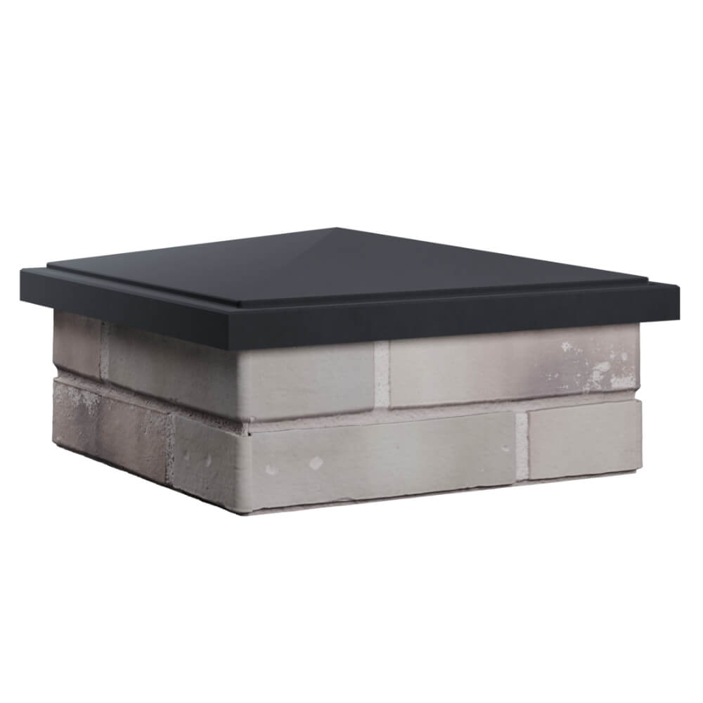 Колпак Zking БонаМоно Серый на столб 1.5х1.5 кирпича (385х385, 400х400мм) в Мичуринске фото