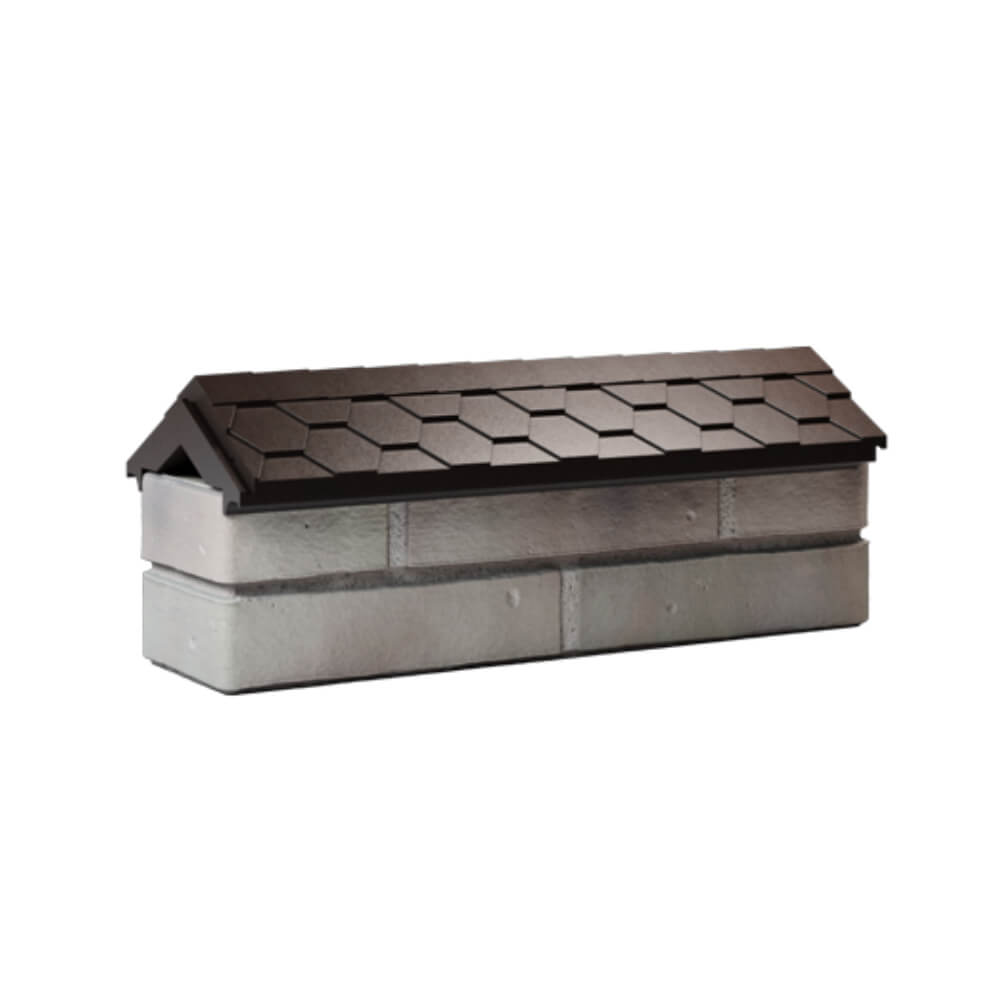 Парапет Zking Эверест Коричневый с посадкой на 0.5 кирпича (130мм) Мичуринск фото