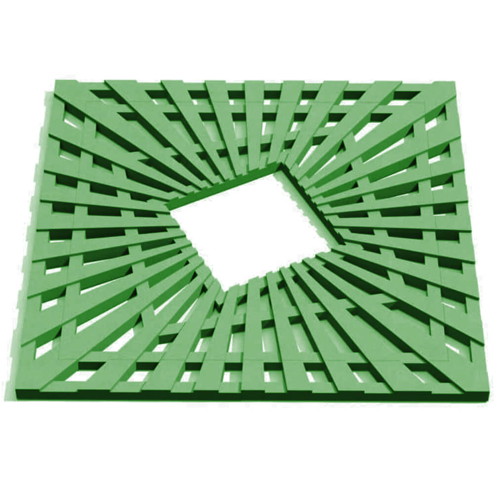 Приствольная решетка для дерева ZKING ATMOSPHERE 1.2х1.2м Зеленая Мичуринск фото