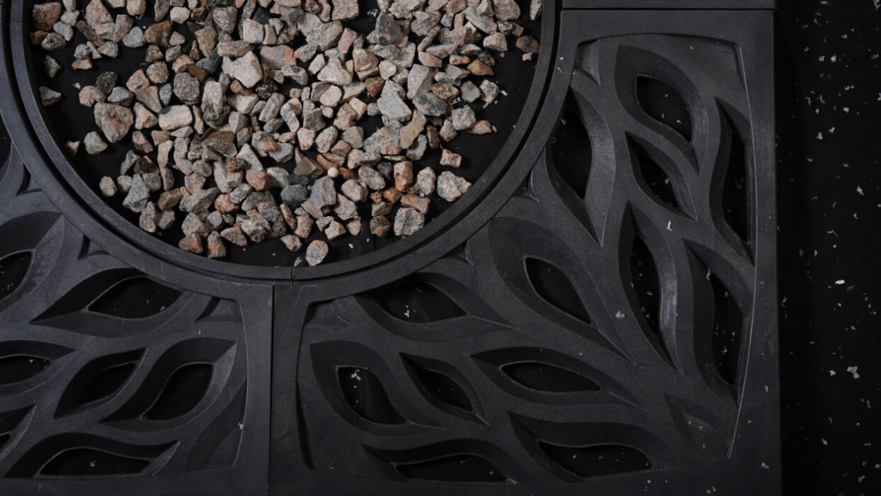 Приствольная решетка для дерева ZKING CRUST 1.2х1.2м Черная в Мичуринске фото